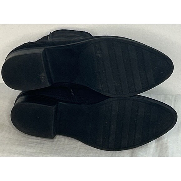 White Mountain Dion Ankle Boot Side Zip Women's 8.5 M Black Capsule Wardrobe - Picture 5 of 5